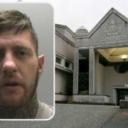 Jeffery Fogerty was at Truro Crown Court to be sentenced for burglary