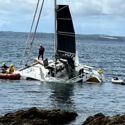 Yacht rescue off St Mawes