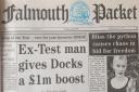 The front page of the Falmouth Packet on July 6, 1995