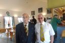 Michael Williams and Clive in 2016 at Grampound Road CC
