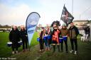 This charitable initiative took place when the Pirates played Hartpury at Mennaye Field just before Christmas