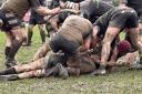 The conditions were boggy as Eagles 2XV took on Launceston seconds