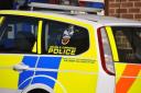Police officers were seen on Arwenack Street at 2.30pm on Sunday