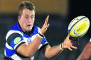 Adam Jamieson seen playing for Bath United. He has joined the Cornish All Blacks on loan from the Cornish Pirates
