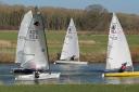 A fleet of 16 boats took to the waters for the season opener