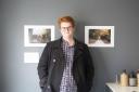 Jason Parsons and his most recent photographic exhibition, Paths, at Sonders Café Bar, Truro