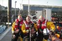 Penlee lifeboat crew save dog that had swum out to sea