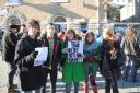 Falmouth students gather for latest cuts protest