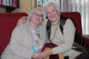 Sylvia Symons and Joan Petherick catching up on lost time
