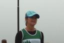 Liz Lusty after finishing the 294-mile run