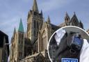 The alleged assault took place in the grounds of Truro Cathedral