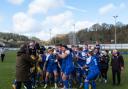 The Blues won the Cornwall Senior Cup on Easter Monday