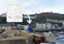 Where the new flats would be built at Breageside in Porthleven