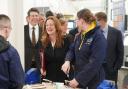 Gillian Keegan visits Truro and Penwith College to see impact of government investment in skills