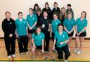 Head of PE Kathryn Barbary-Redd (left) with Truro High’s successful Under 16 and Under 18 Hockey teams