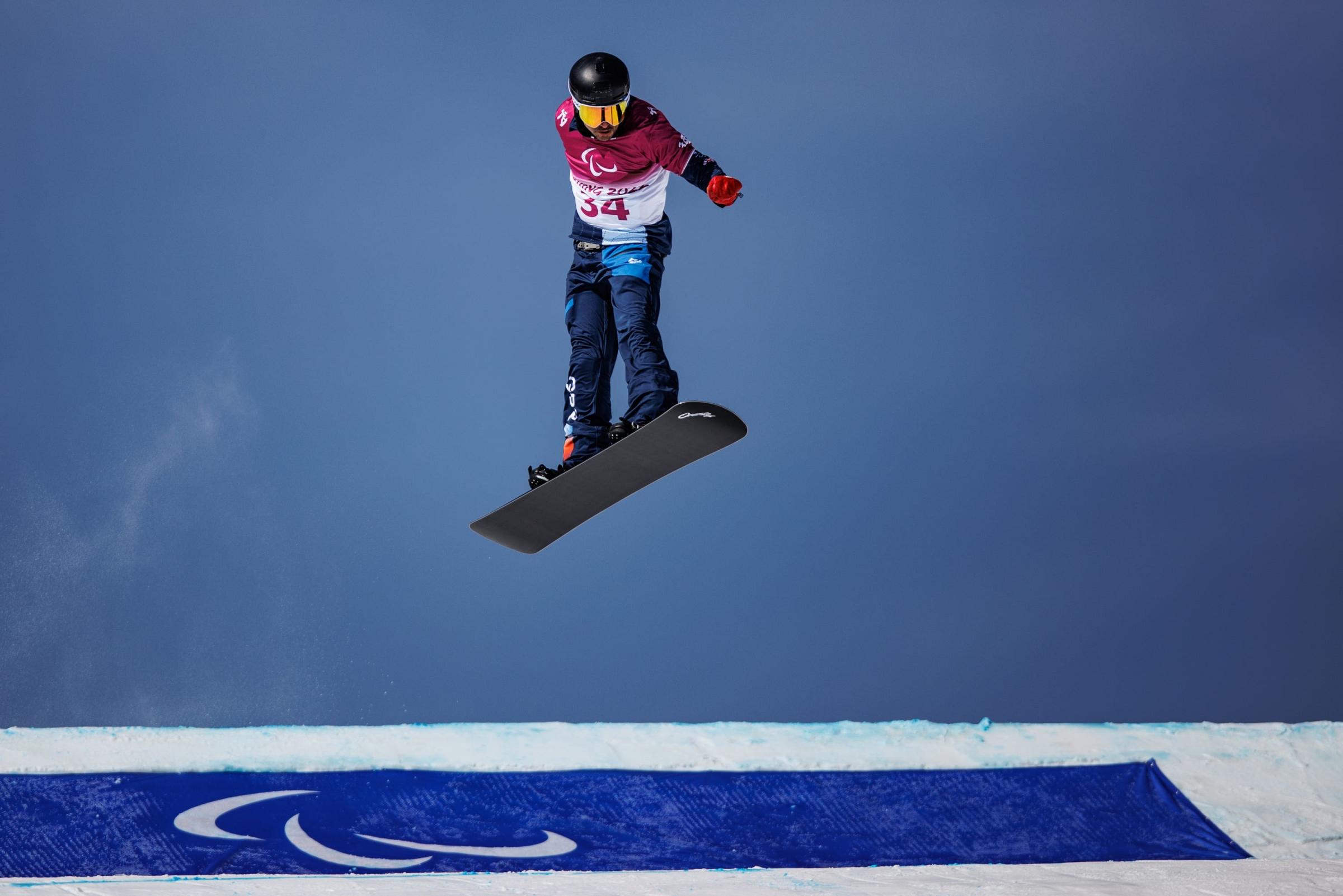 Ollie Hill won Britain’s first Paralympic snowboarding medal