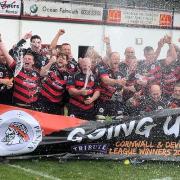 Penryn RFC celebrate promotion back to Tribute Western Counties West
