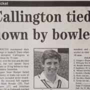 Callington tied down by bowlers