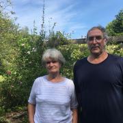 John and Jill Hewlett, whose property is included in a Compulsory Purchase Order applied for by Cornwall Council to complete the Saints Trails, a network of cycling and walking routes (Image: Richard Whitehouse/LDRS)