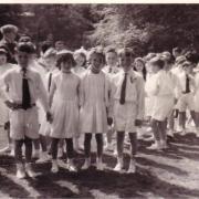 The Children's Dance stopped at Lismore  Picture: Helston Flora Day Association