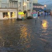 Falmouth is one of the town's subject to the flood warning
