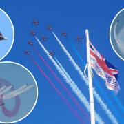 The air display at Falmouth Armed Forces Day