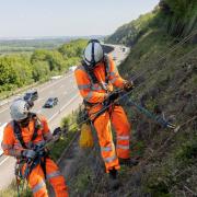 National Highways’ £103 million investment includes work in east Cornwall and rock-face surveys of the M5 Wynhol Viaduct