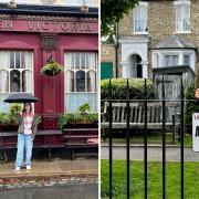 Falmouth University students Tia and August secured placements on the set of EastEnders during the summer break