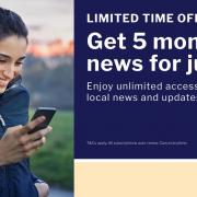 Get five months on unlimited news from the Packet website for just £5 in our special offer