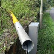 Arrests were made following incidents involving speed cameras being cut down in Cornwall