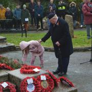 Young and old paid their respects at the Falmouth Remembrance Day