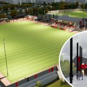 How the new pitches and Truro Sports Hub entrance could look Image: Truro City FC