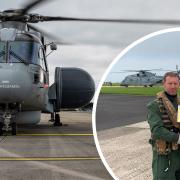 Chief Petty Officer Gary 'Disco' Furneaux (L) has achieved more than 400 hours of flying time