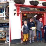 The Bell, Jenkin's Sweet Shop and Tech Revive were all awarded for their festive window displays