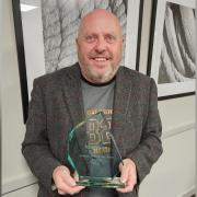Ian Gilbert with his Franchise of the Year award