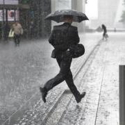 Heavy rain is expected to hit Cornwall from 12pm on Thursday