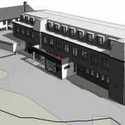 How the new Camborne Police Station will look once finshed