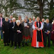 The Rt Revd Hugh Nelson presented the accolades at a service held at St Piran's Church in Perranzabuloe