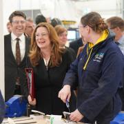 Gillian Keegan visits Truro and Penwith College to see impact of government investment in skills