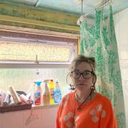 Liz Pannell says she has had issues with damp and mould in her council property for the past two years
