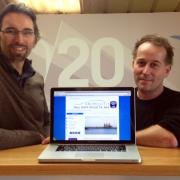 Jaimie Sibert, Managing Director of 20/20 and Dave Tonkin, Head of Design at their Falmouth premises
