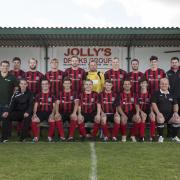 Penryn Athletic pose in their kit with new sponsor Cornwall Leisure branded across them. Picture: HANNAH WRIGHT/CARTEL