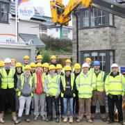 MJL Bovis Homes and Truro and Penwith College celebrate their success in working together