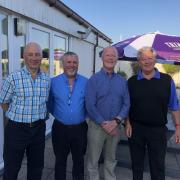Charity Day winners (left to right): David Bradley, Wayne Mitchell, Martin Green and Steve Burrows