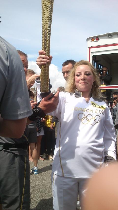 Falmouth torch relay