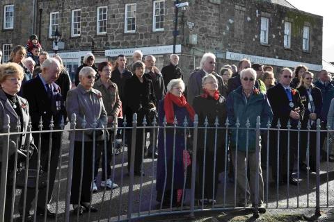 Helston townsfolk turned out to pay their respects