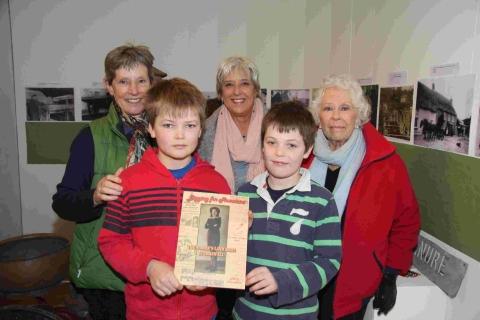 On the front cover is Ann Skewes (Nee Morgan), great grandsons Jack and Rowan Lawrence, daughters Carol Lawrence (Skewes),Angie Buitles and Joy Micallef