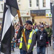 Waving the flag for St Piran
