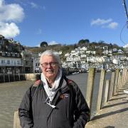 Cornwall councillor Armand Toms in Looe (Pic: Lee Trewhela / LDRS)