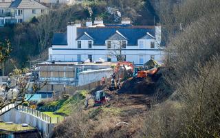 Concrete foundations and a tarmac access track are among the elements the Carbis Bay Hotel wants to keep